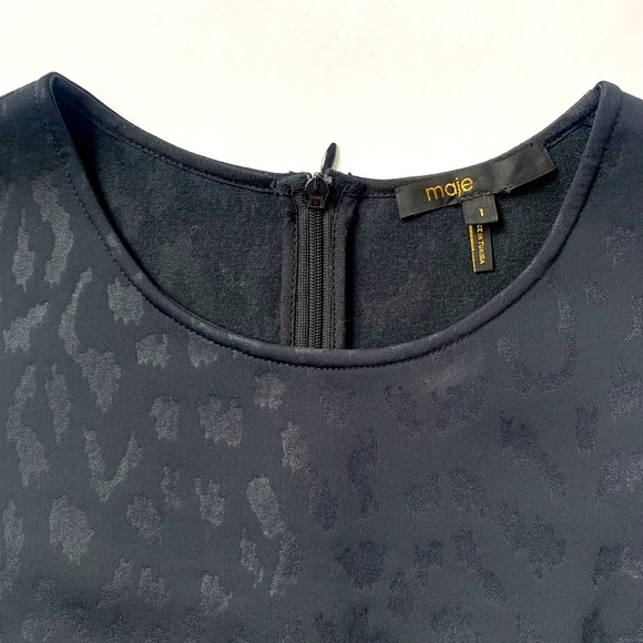 Sandro cocktail black dress - Picture 5 of 6